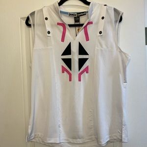 Jamie Sadock Women’s Sleeveless Polo NWT Size XL